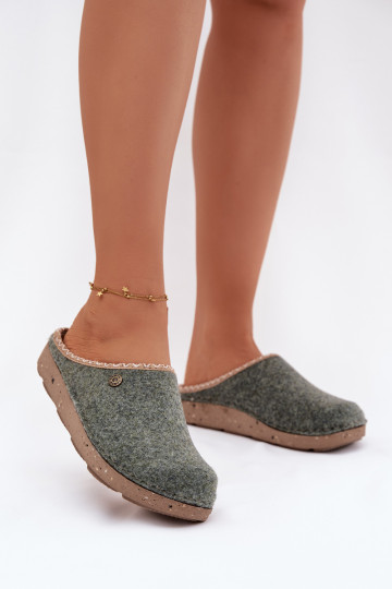 batai naminės Šlepetės Moteriškas Inblu ED000031 žalios spalvos 2