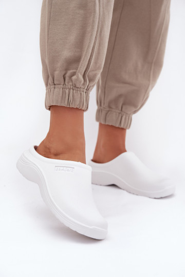 Lengvos šlepetės Šlepetės Klumpės Moteriškas baltos spalvos Parissa 2