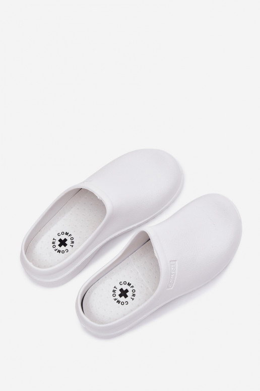 Lengvos šlepetės Šlepetės Klumpės Moteriškas baltos spalvos Parissa