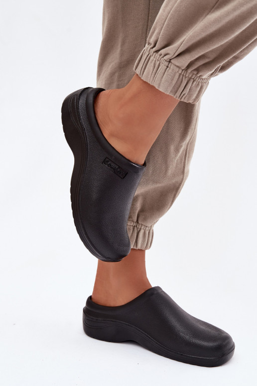 Lengvos šlepetės Šlepetės Klumpės Moteriškas juodos spalvos Parissa