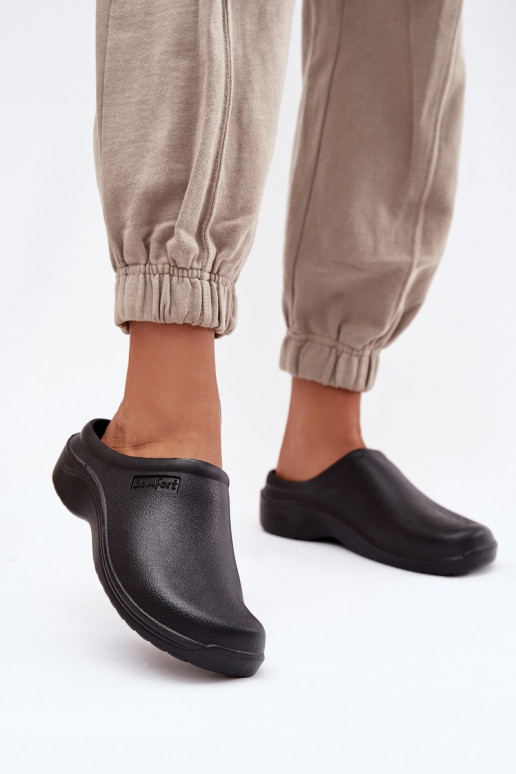 Lengvos šlepetės Šlepetės Klumpės Moteriškas juodos spalvos Parissa