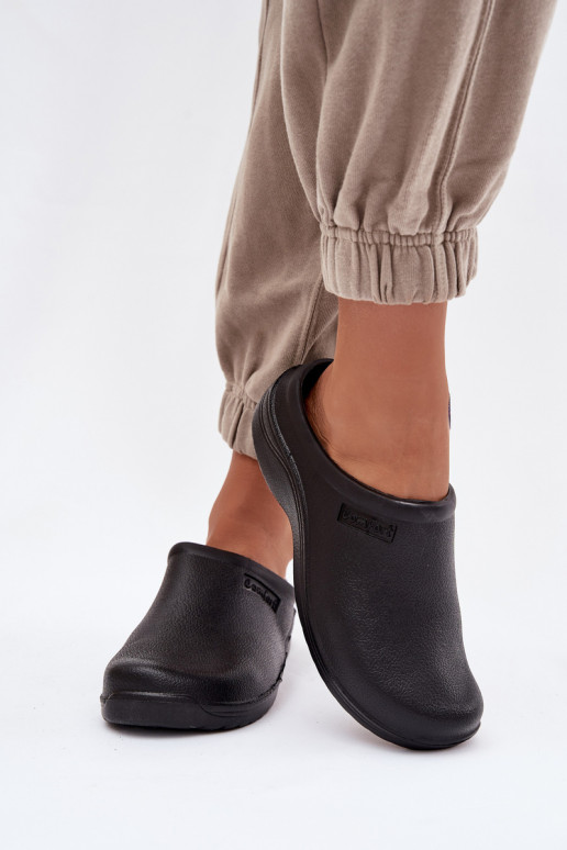 Lengvos šlepetės Šlepetės Klumpės Moteriškas juodos spalvos Parissa