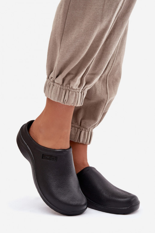 Lengvos šlepetės Šlepetės Klumpės Moteriškas juodos spalvos Parissa