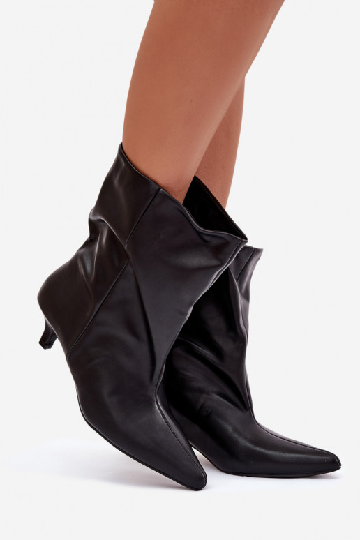 Įsispiriamo modelio Moteriški aulinukai Ant žemo kulnosuLuźną CholeĮką juodos spalvos Jessalia