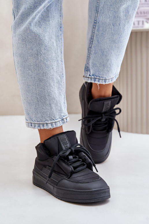 sniego batai Moteriškas Big Star OO274A530 juodos spalvos