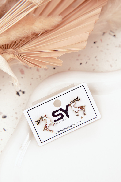 su stilingomis detalėmisi Reindeers Pagaminta iš chirurginio plieno