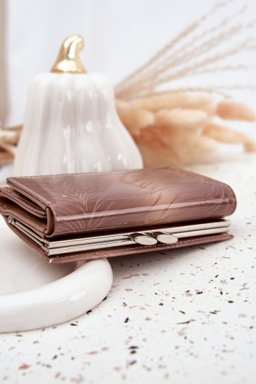 lakuota Moteriška piniginėsuDrobinkami dramblio kaulo spalvos Cermina 2