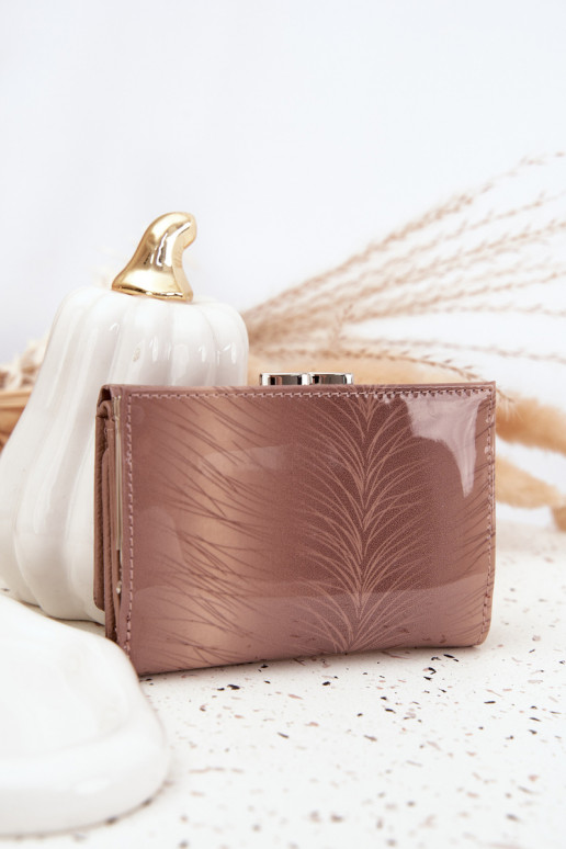 lakuota Moteriška piniginėsuDrobinkami dramblio kaulo spalvos Cermina