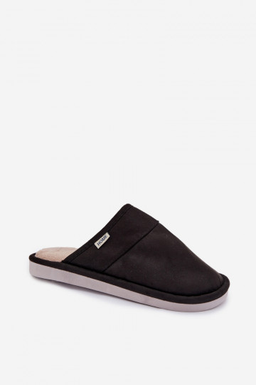 Šlepetės Vyriški juodos spalvos Selomir