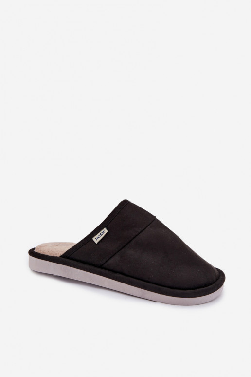 Šlepetės Vyriški juodos spalvos Selomir