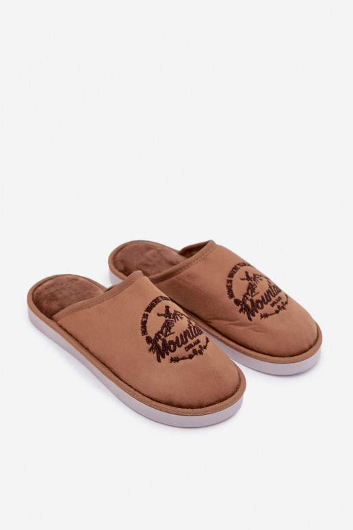 Vyriški Šlepetės rudos spalvos Tiranne