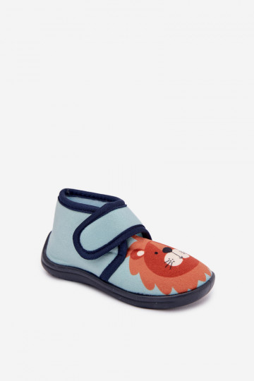 Šlepetės Vaikiški su lipniais užsegimais mėlynos spalvos Katline