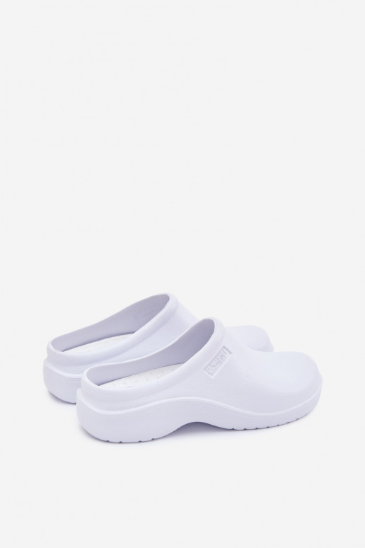 Lengvos šlepetės Šlepetės Klumpės Vyriški baltos spalvos Sorvian