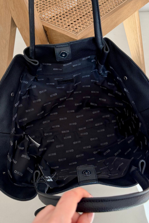 Didelė moteriška rankinė Big Star SS574005 juoda