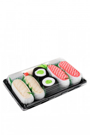 Vaivorykštės kojinės Sushi 3 poros Butterfish Tai turiki Agurkinė lašiša