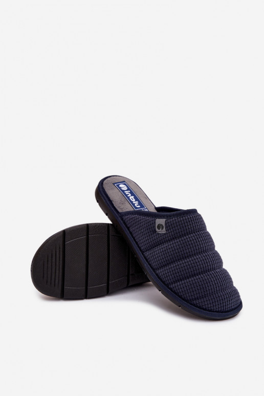 batai naminės Šlepetės Vyriški Inblu 91000032 tamsiai mėlynos spalvos