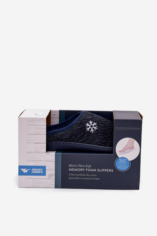 Šlepetės Vyriški tamsiai mėlynos spalvos Darline