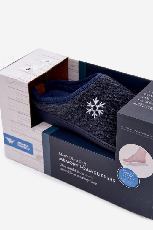 Šlepetės Vyriški tamsiai mėlynos spalvos Darline