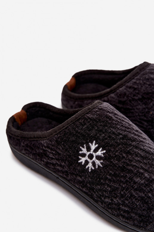 Šlepetės Vyriški juodos spalvos Darline