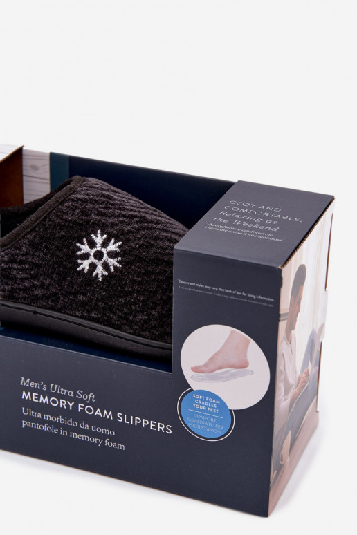 Šlepetės Vyriški juodos spalvos Darline