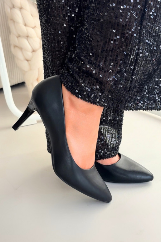 aukštakulniai bateliai Eko Oda Sergio Leone 1336 juodos spalvos