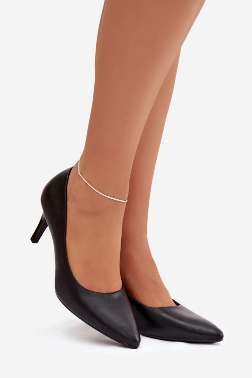 aukštakulniai bateliai Eko Oda Sergio Leone 1336 juodos spalvos