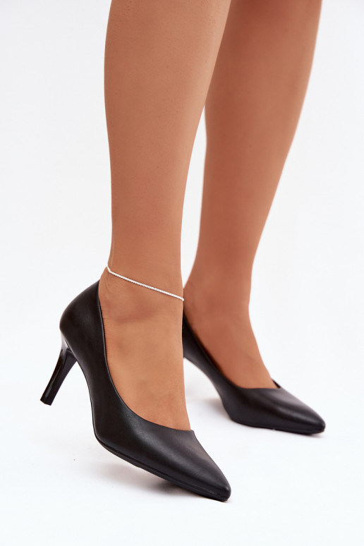 aukštakulniai bateliai Eko Oda Sergio Leone 1336 juodos spalvos