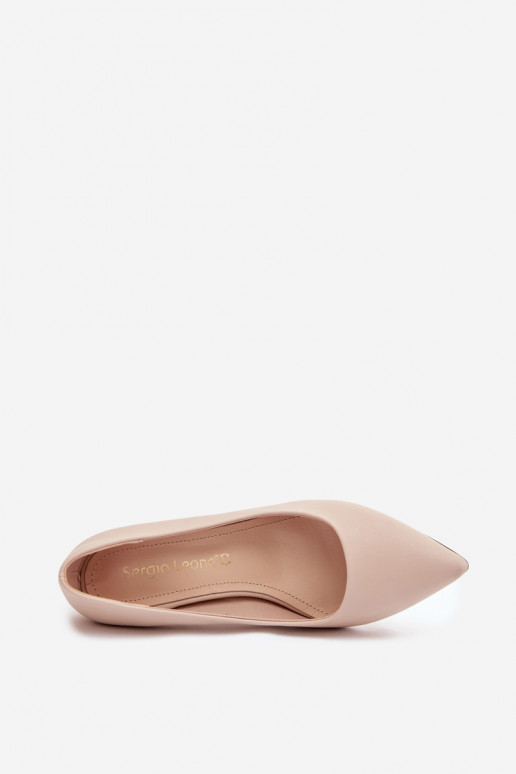 aukštakulniai bateliai Eko Oda Sergio Leone 1446 dramblio kaulo spalvos