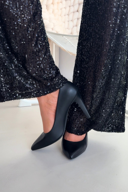 aukštakulniai bateliai Eko Oda Sergio Leone 1446 juodos spalvos