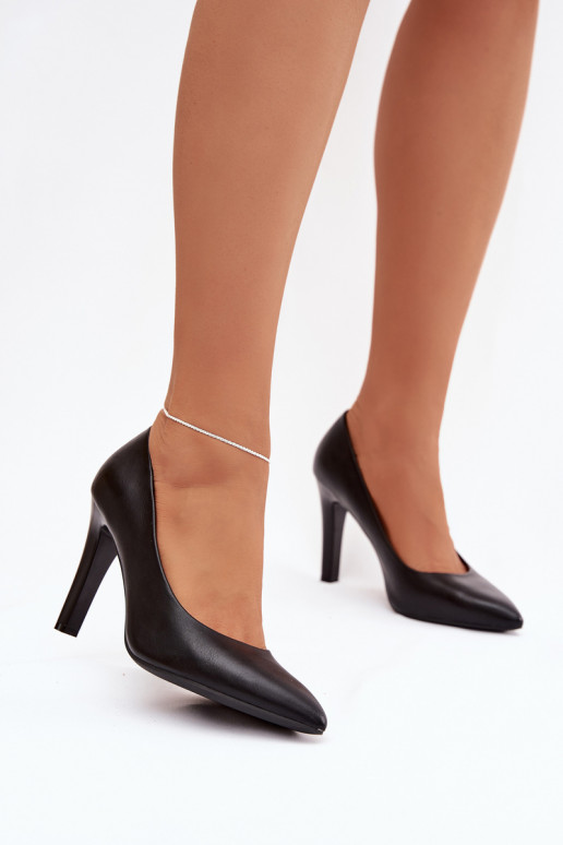 aukštakulniai bateliai Eko Oda Sergio Leone 1446 juodos spalvos