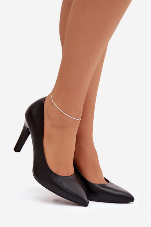 aukštakulniai bateliai Eko Oda Sergio Leone 1446 juodos spalvos