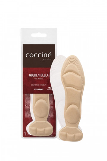 Vidpadžiai į batus su kulniuku kirpimui Coccine Golden Bella