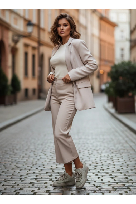 Dekoruotos Sneakers modelio batai Moteriškas žalios spalvos Calissea