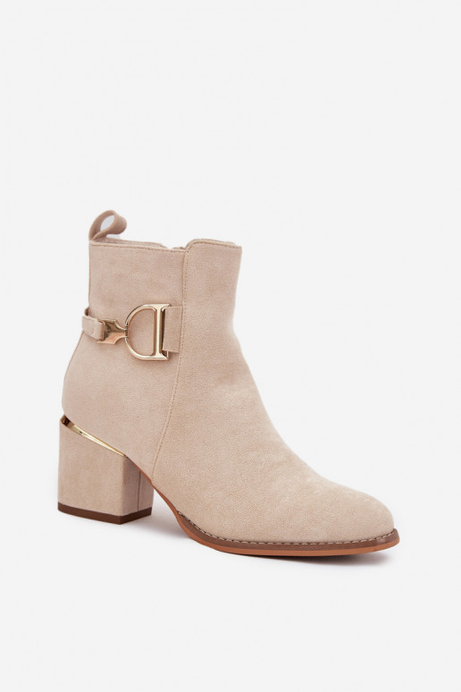 pašiltinti Moteriški aulinukai Ze aukso spalvosmi Elementami dramblio kaulo spalvos Ambrine