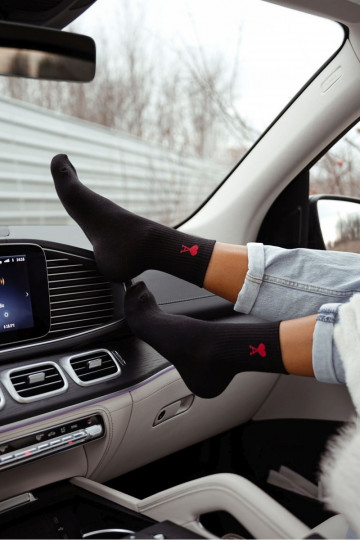 Kojinės Moteriškas Amor juodos spalvos