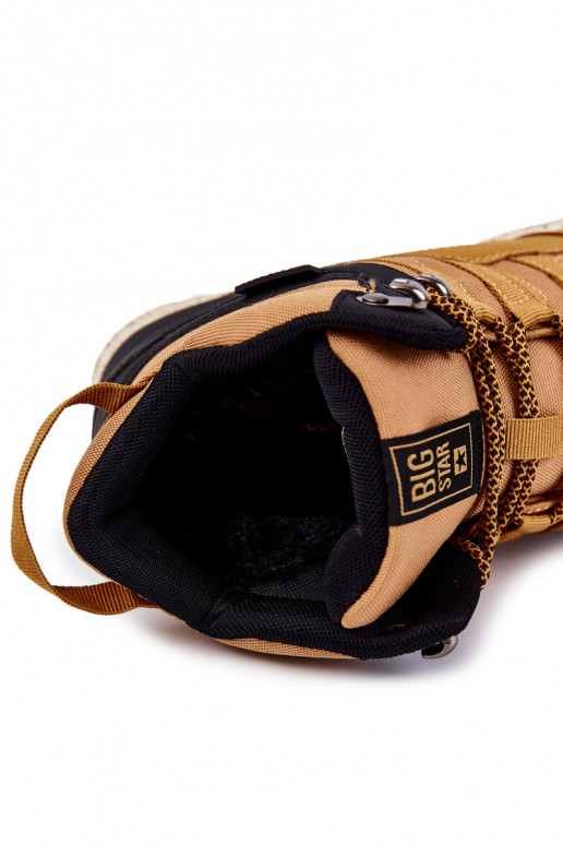 Moteriškas Aukštas žygio batai Big Star KK274609 rudos spalvos