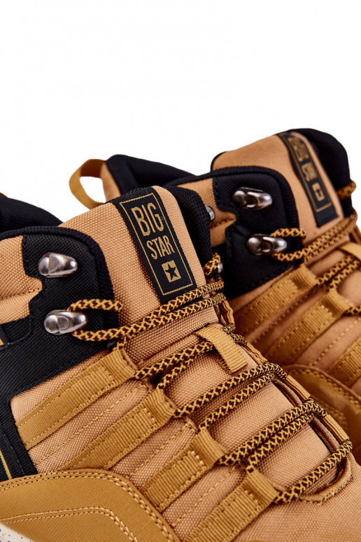 Moteriškas Aukštas žygio batai Big Star KK274609 rudos spalvos