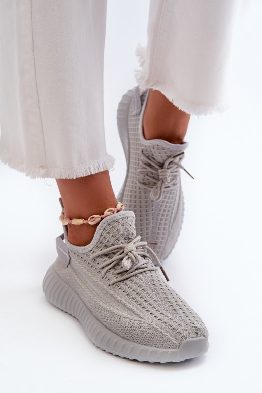  Įsispiriamo modelio sportiniai bateliai Moteriškas pilkos spalvos Nelmarie