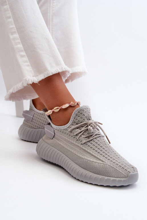  Įsispiriamo modelio sportiniai bateliai Moteriškas pilkos spalvos Nelmarie