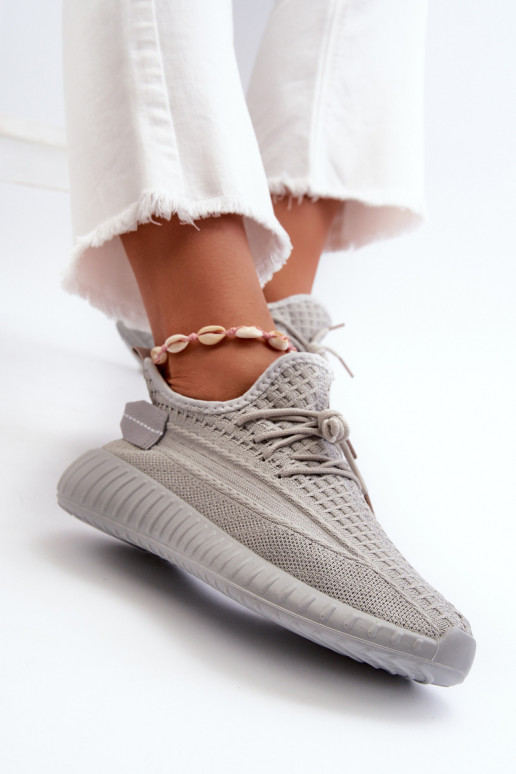  Įsispiriamo modelio sportiniai bateliai Moteriškas pilkos spalvos Nelmarie