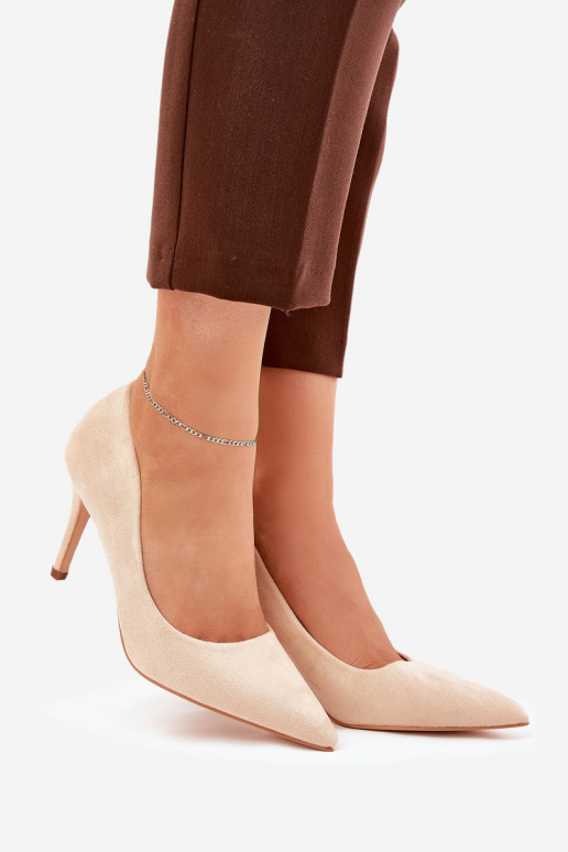 aukštakulniai bateliaisuiš eko zomšosu smėlio spalvos Vannith