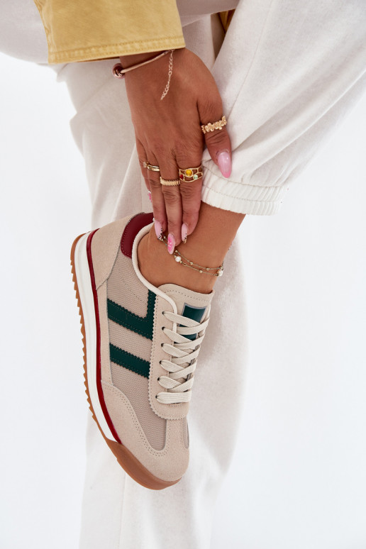 Žemas Sneakers modelio batai Moteriškas smėlio spalvos Rulaana