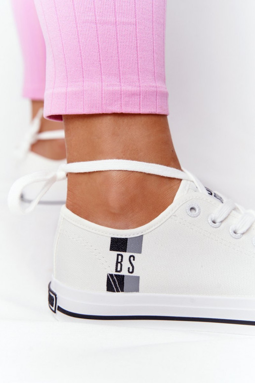 Klasikinio modelio Moteriški batai BIG STAR HH274109 baltos spalvos