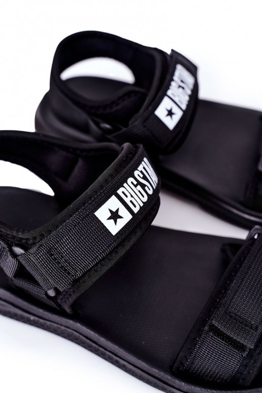 Sportinio stiliaus Vyriški basutės Big Star HH174842 juodos spalvos