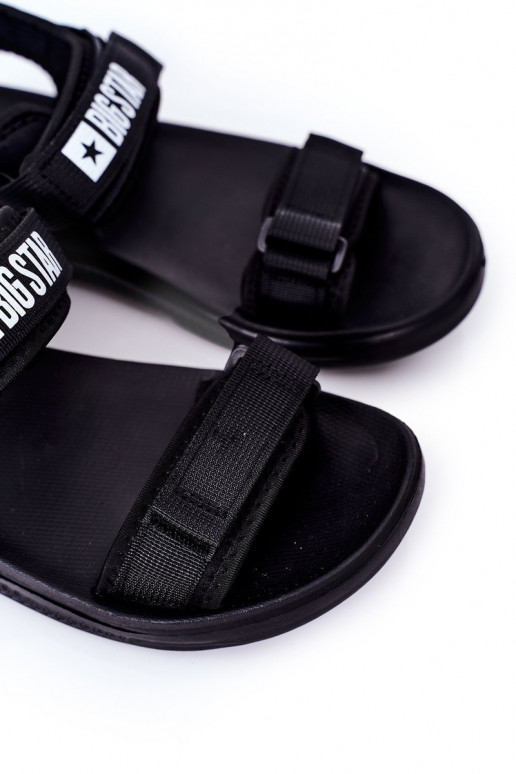 Sportinio stiliaus Vyriški basutės Big Star HH174842 juodos spalvos