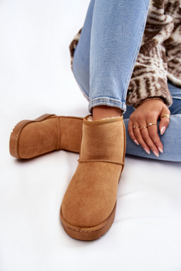 Moteriškas pašiltinti Aulinukai sniego batai rudos spalvos Virgina 2