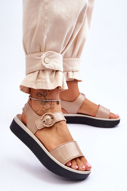 Kvapus, hipoalergiškas basutės ZAXY JJ285240 smėlio spalvos-juodos spalvos