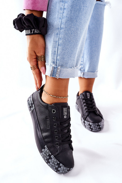 Moteriški batai su platforma BIG STAR II274183 juodos spalvos