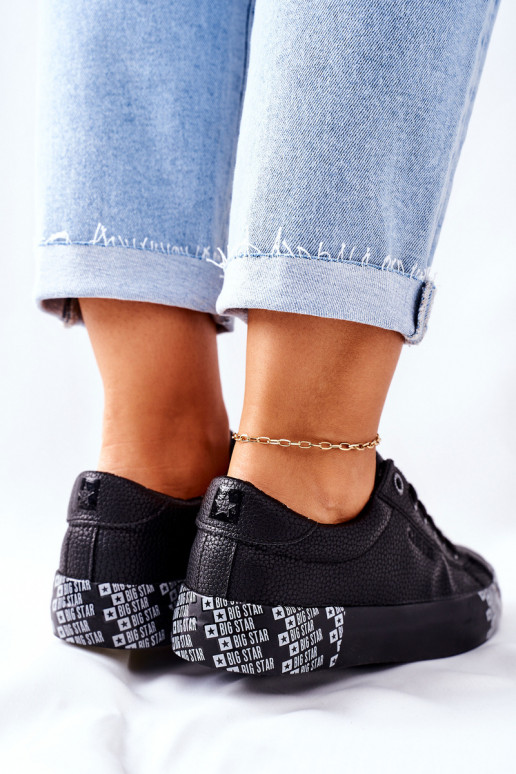 Moteriški batai su platforma BIG STAR II274183 juodos spalvos