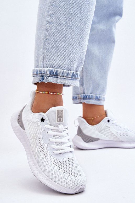 Moteriškas  sportiniai bateliai Memory Foam System Big Star LL274297 baltos spalvos